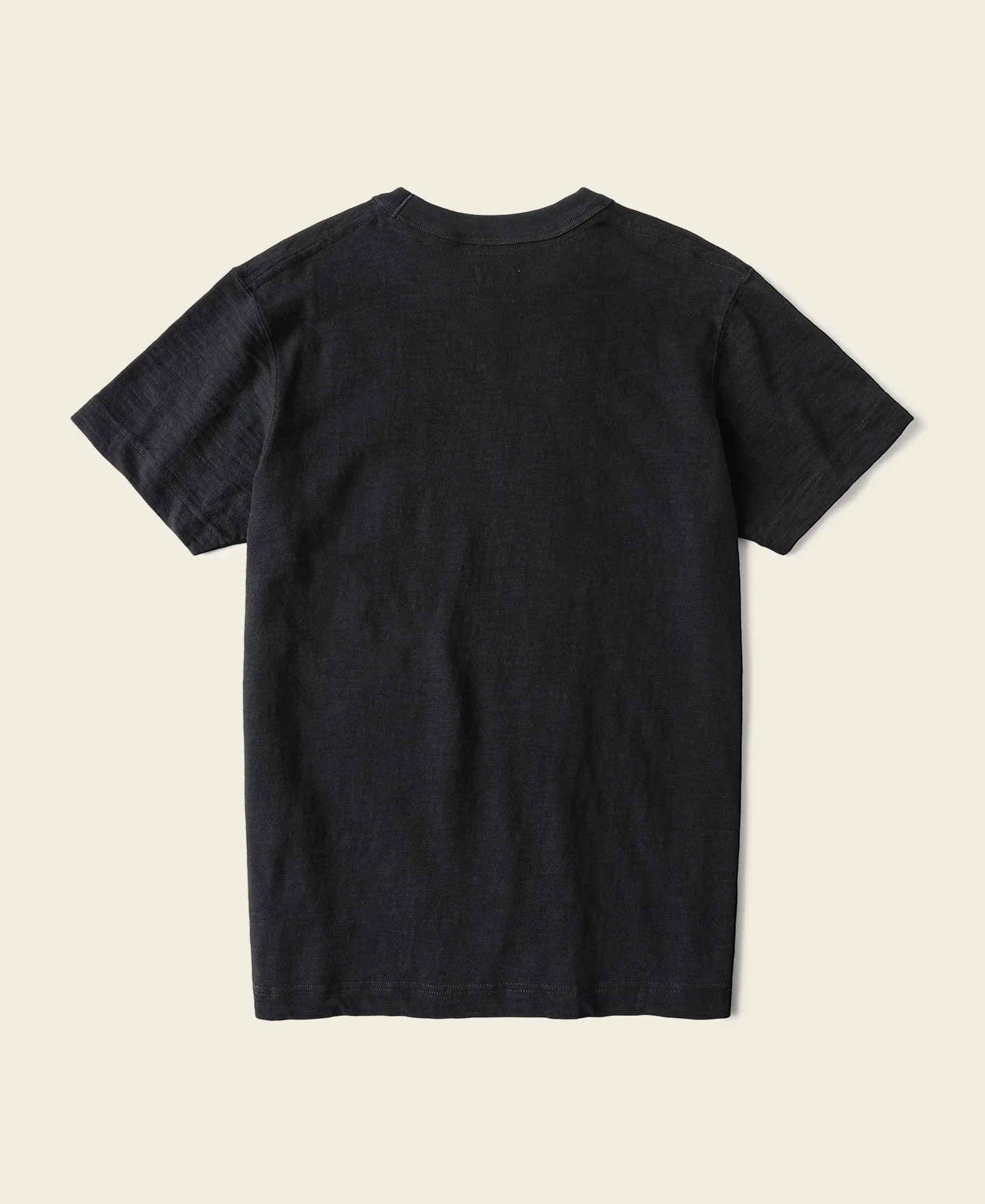 10.5 oz Cotton Tubular Gusset T-Shirt - Black