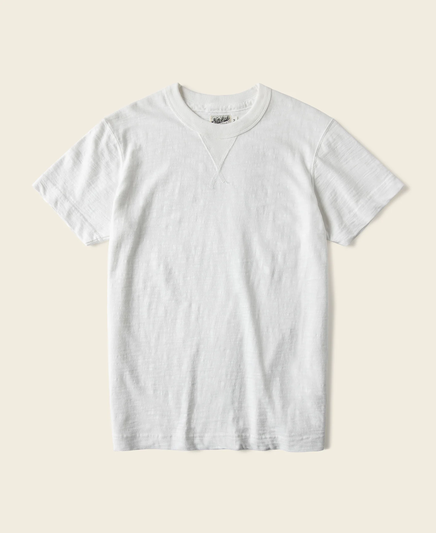 10.5 oz Cotton Tubular Gusset T-Shirt - White