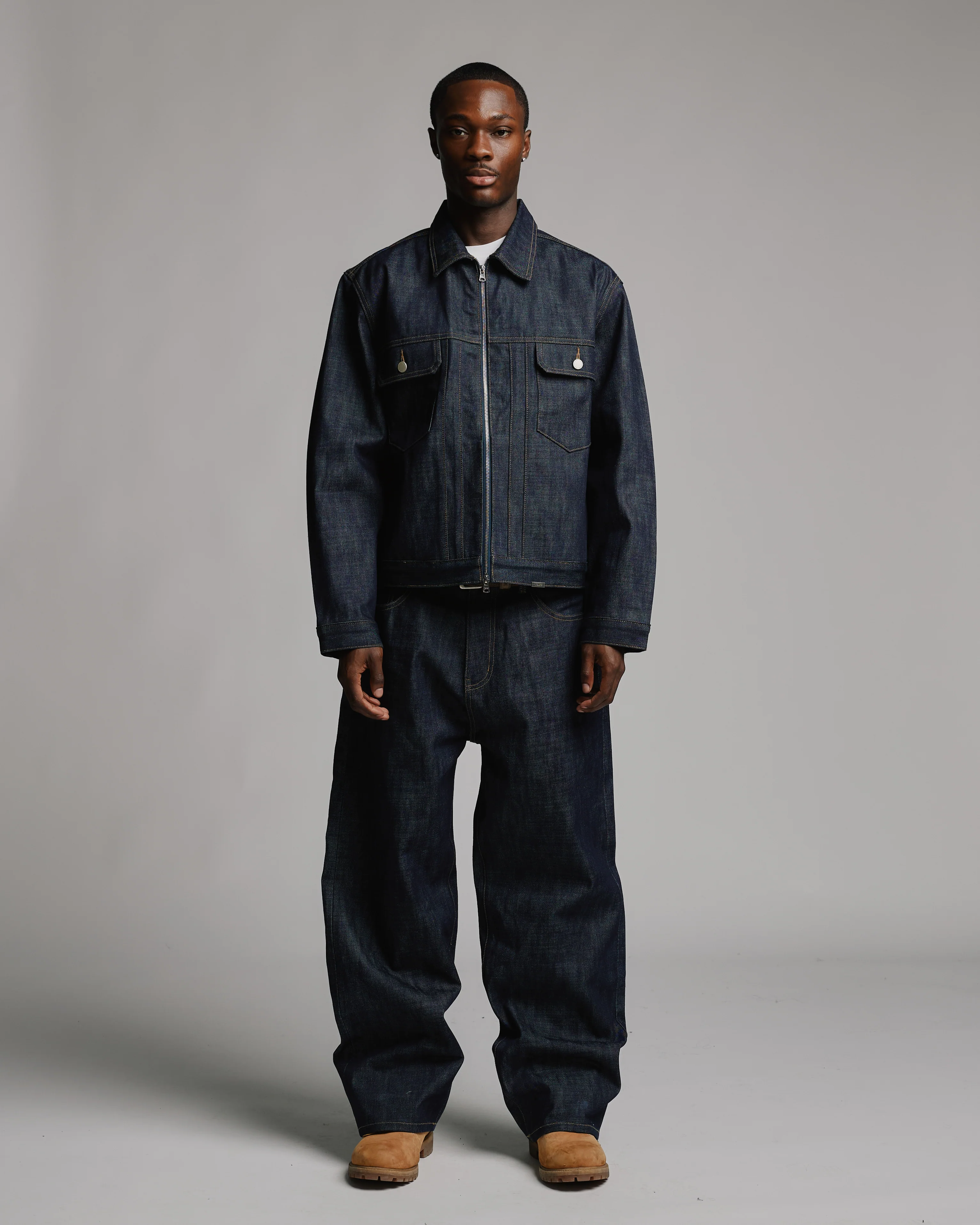Baggy Raw Denim - Indigo