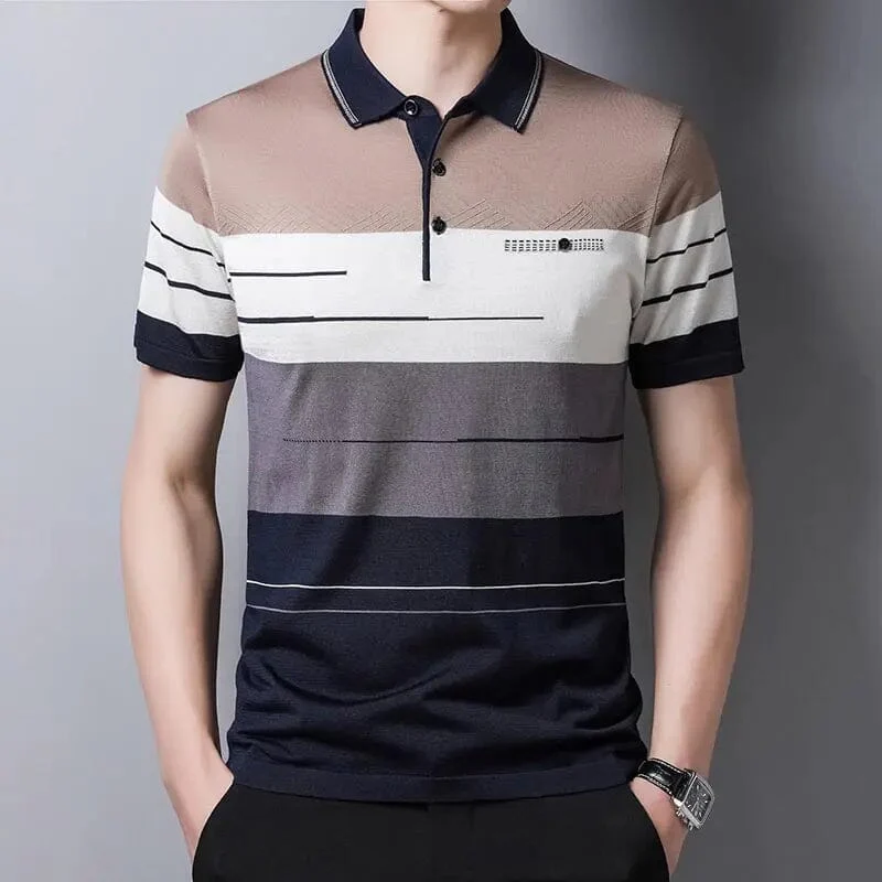 Camisa Masculina Gola Polo Slim LC114