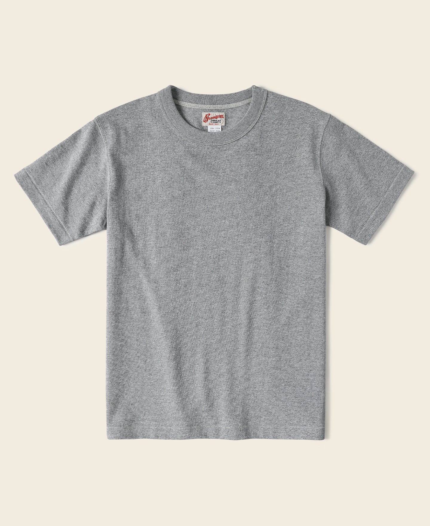 Loopwheel Tubular Athletic T-Shirt - Gray