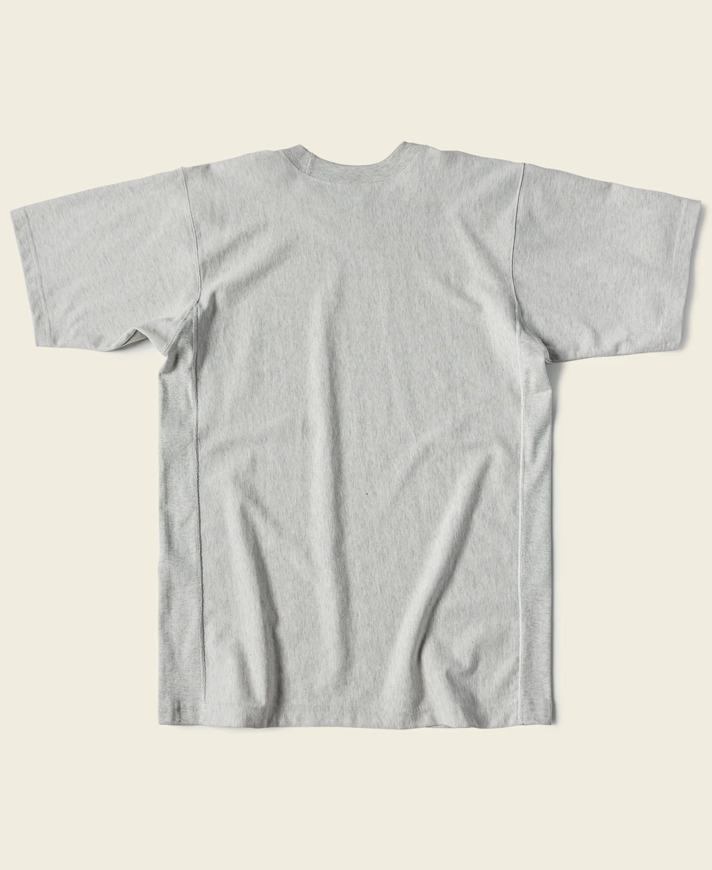 10.6 oz Reverse Weave T-Shirt - Gray