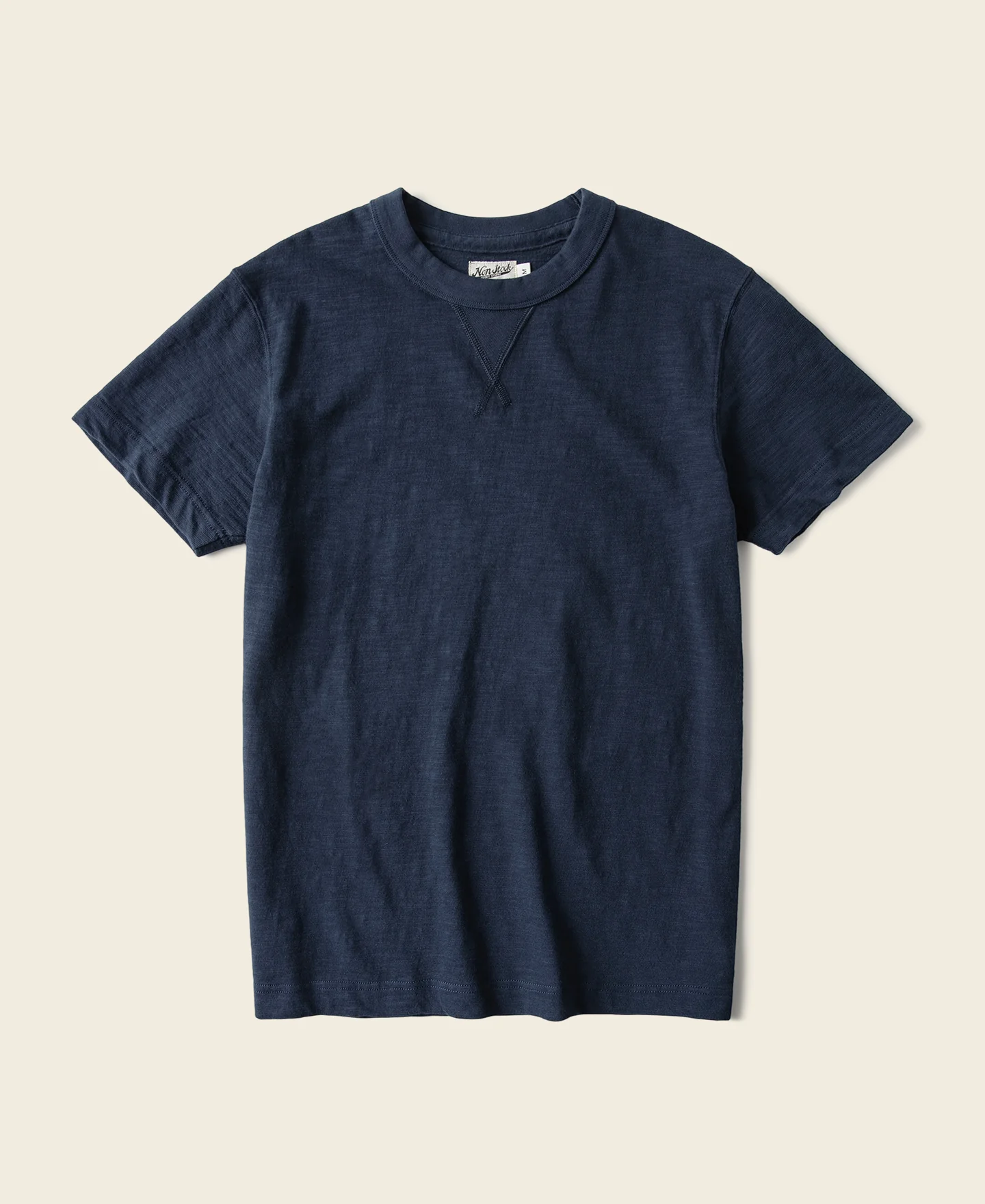 10.5 oz Cotton Tubular Gusset T-Shirt - Indigo