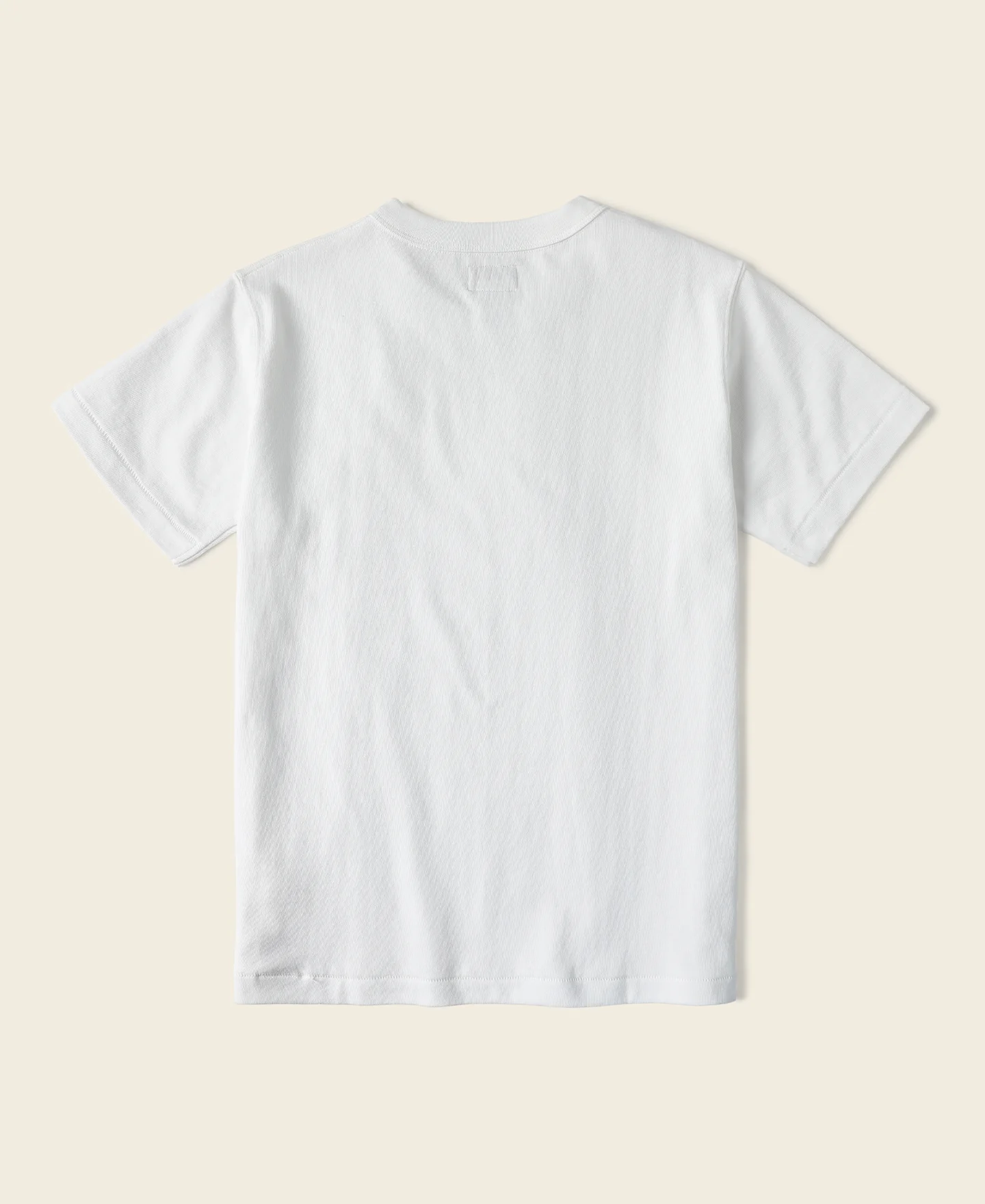 Loopwheel Tubular Athletic T-Shirt - White