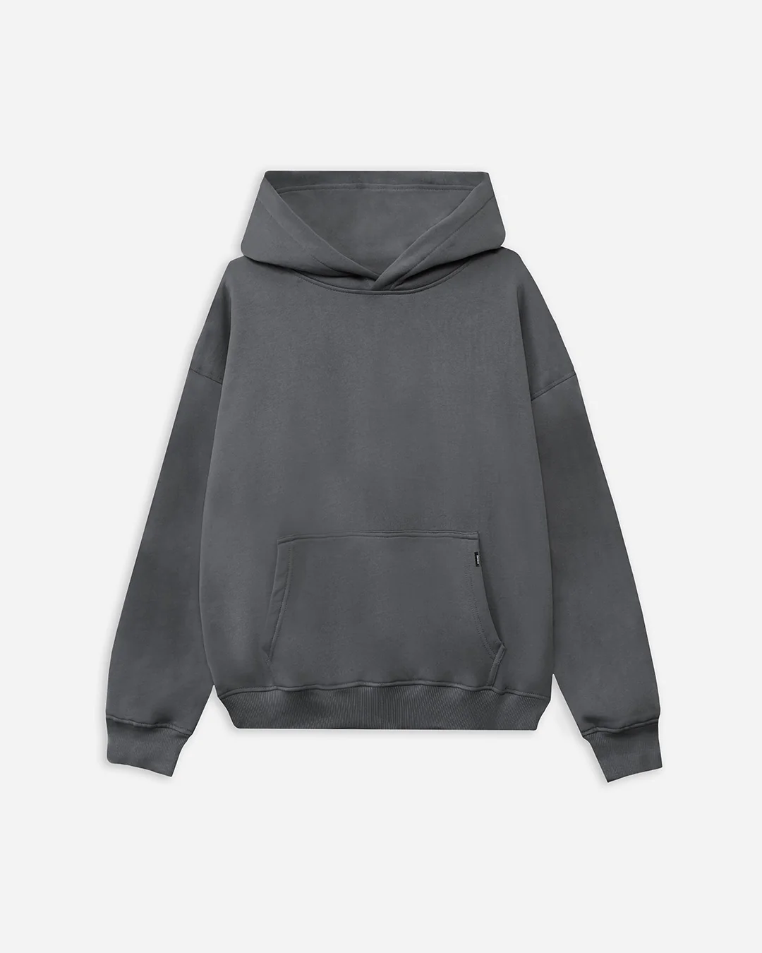 Drop Shoulder Hoodie - Charcoal