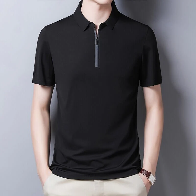 Camisa Polo Com Zíper Masculina LC121