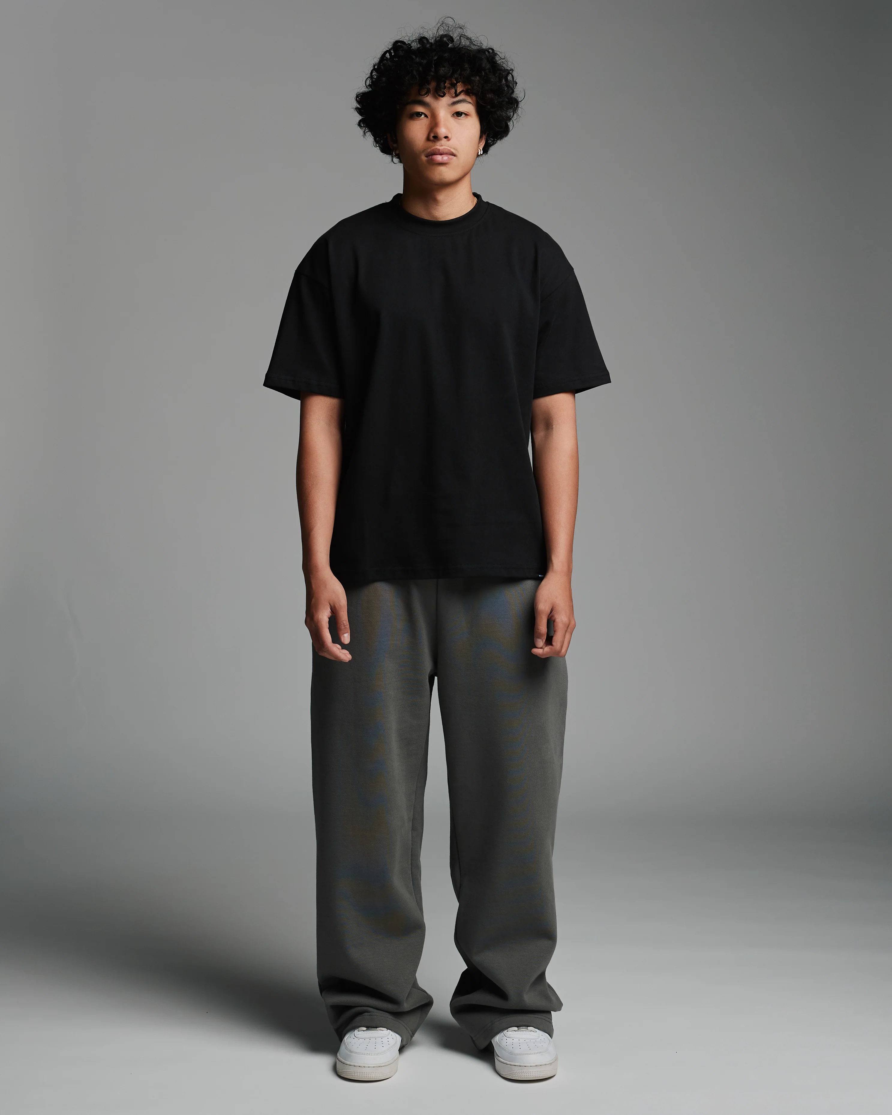 Drop Shoulder T-Shirt - Black