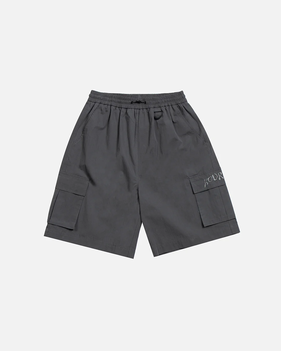 Baggy Nylon Shorts - Charcoal