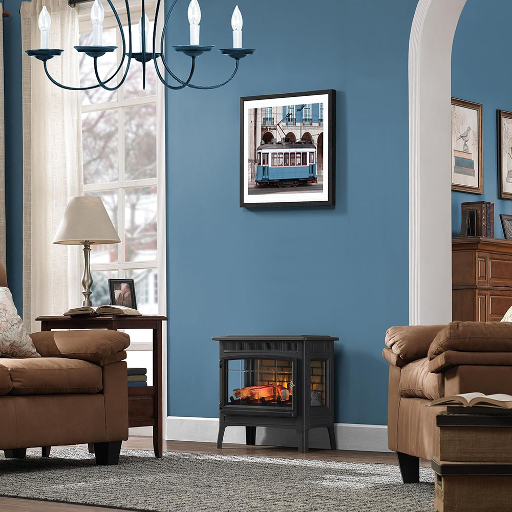 duraflame Freestanding Electric Fireplace Stove Heater with 3D Flame Effect