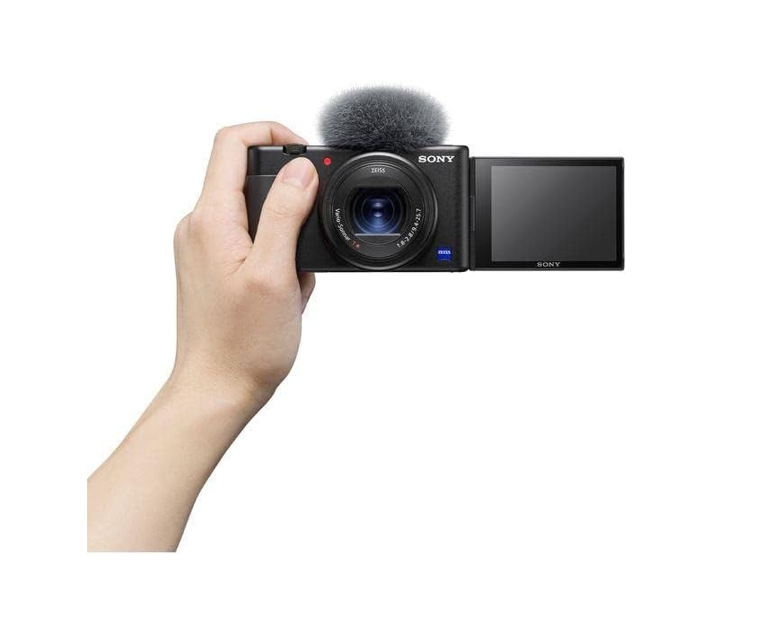 Sony Vlog camera ZV-1 | Digital Camera (Vari-angle Screen for Vlogging, 4K Video) ZV1BC- Black