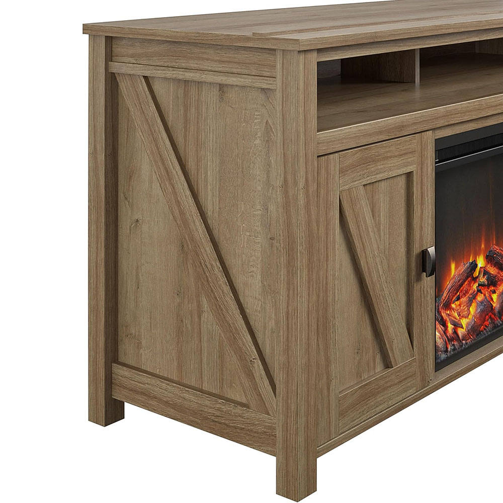 Ameriwood Home Farmington Fireplace TV Stand, for TVs up to 60