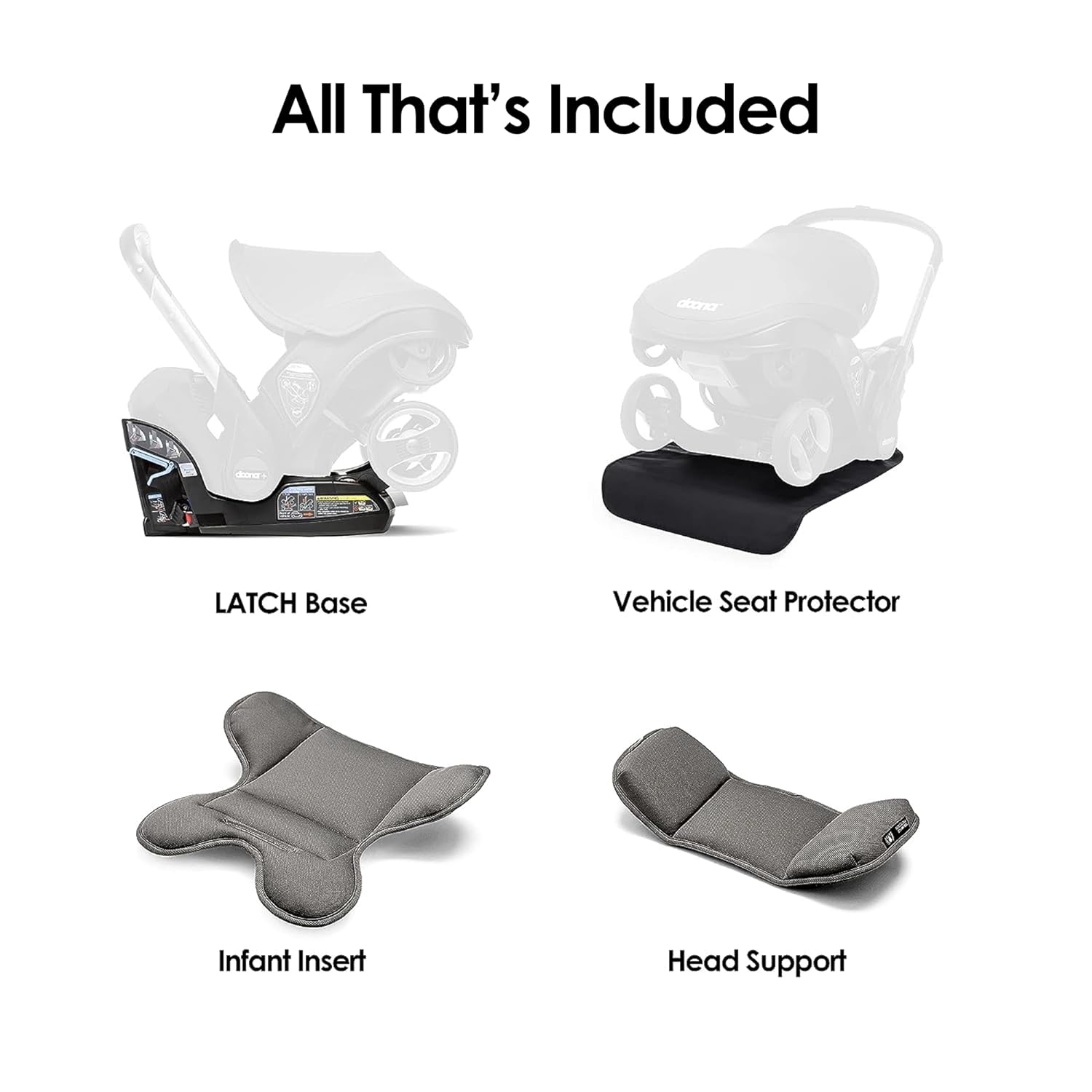 Doona Autositz & Kinderwagen, Nitro Black - All-in-One Travel System