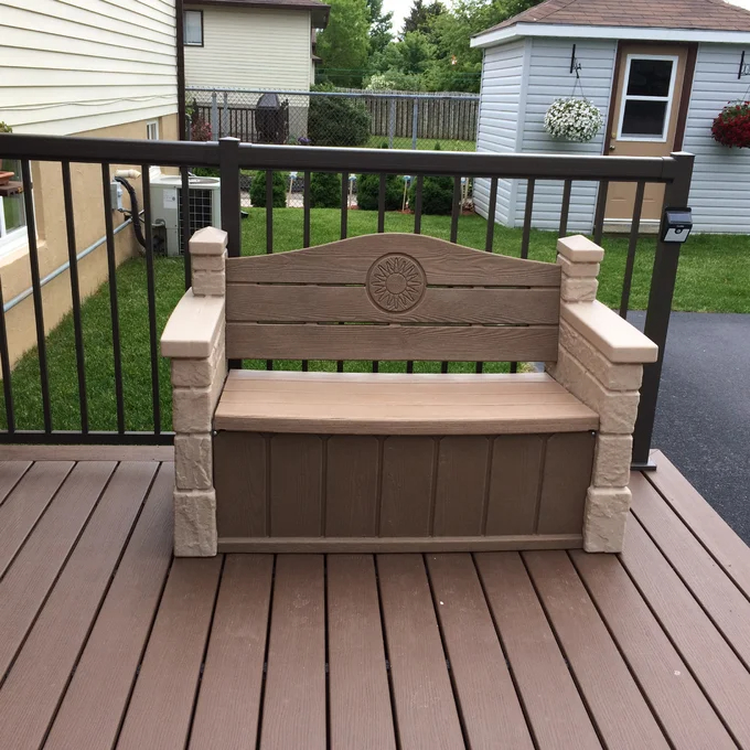 【Storage Shed】Outdoor Plastic Storage Bench