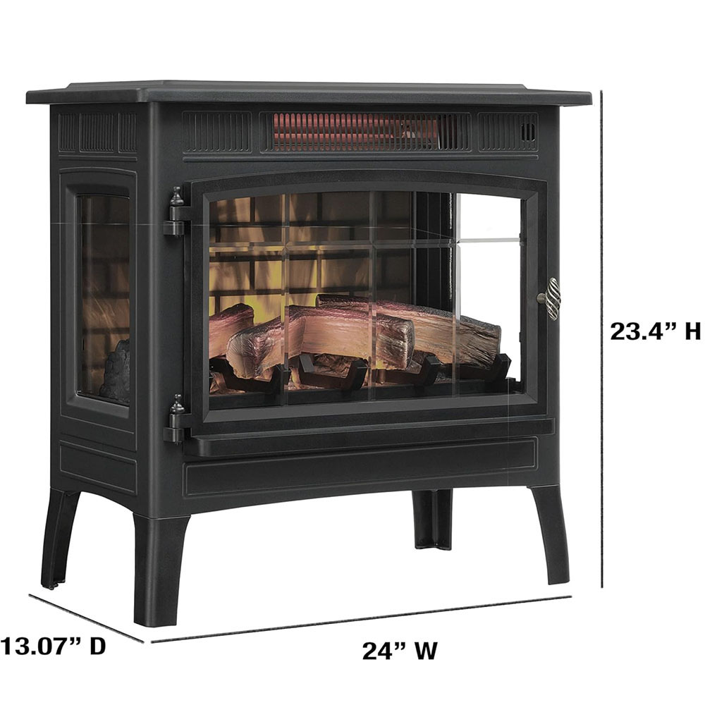 duraflame Freestanding Electric Fireplace Stove Heater with 3D Flame Effect