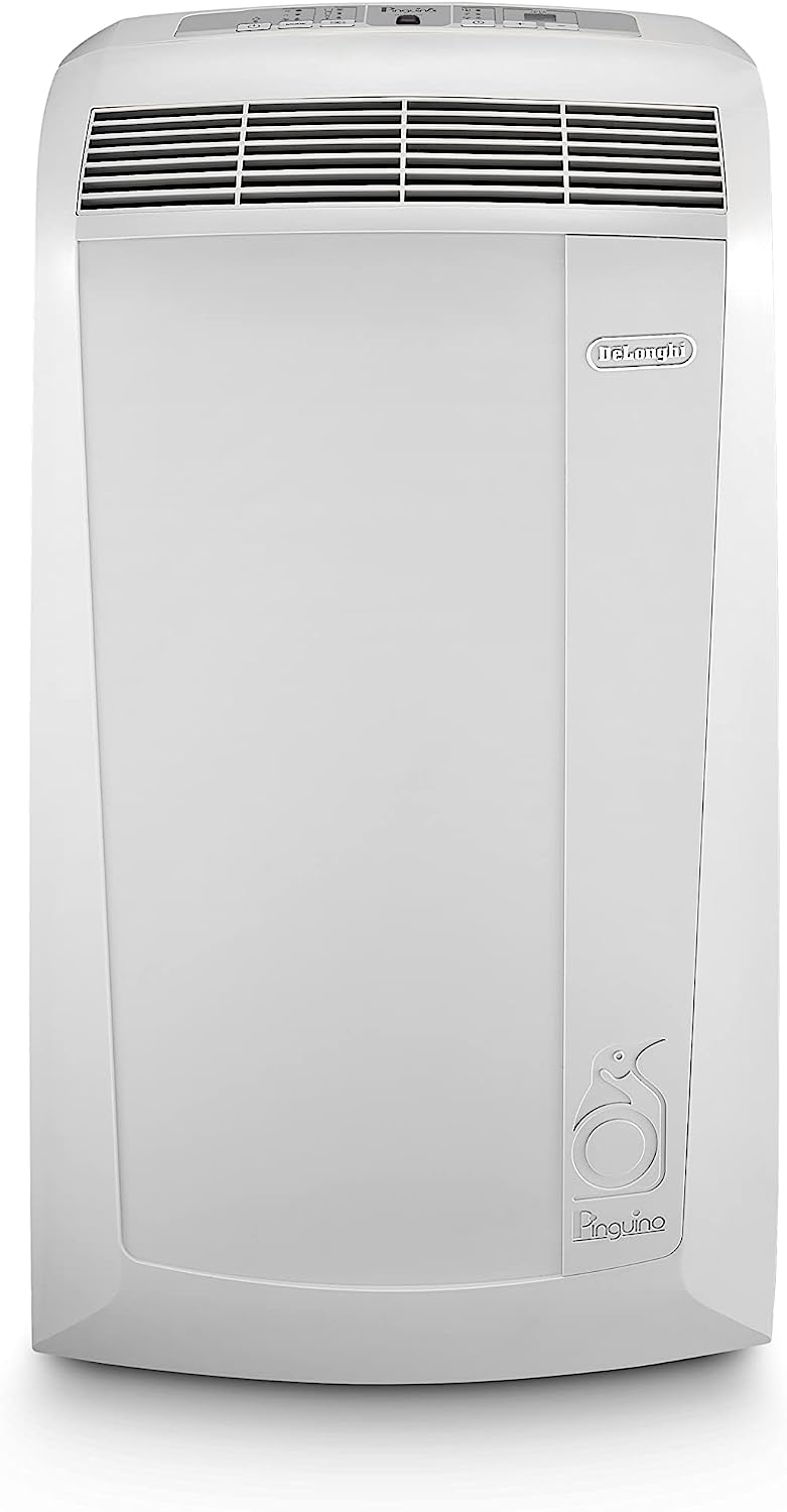 De'Longhi Pinguino PACN82 Eco | Portable Air Conditioner with Real Feel Technology | 80m³, 9,400 BTU, A Energy Efficiency