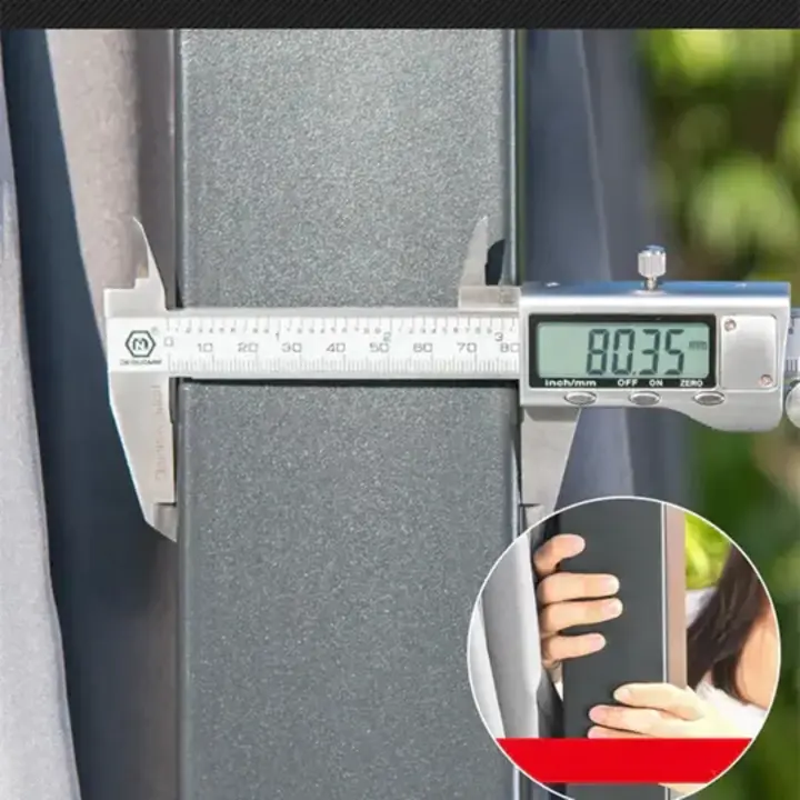 2.9x5.45meter Outdoor awning sliding retractable aluminum PC board