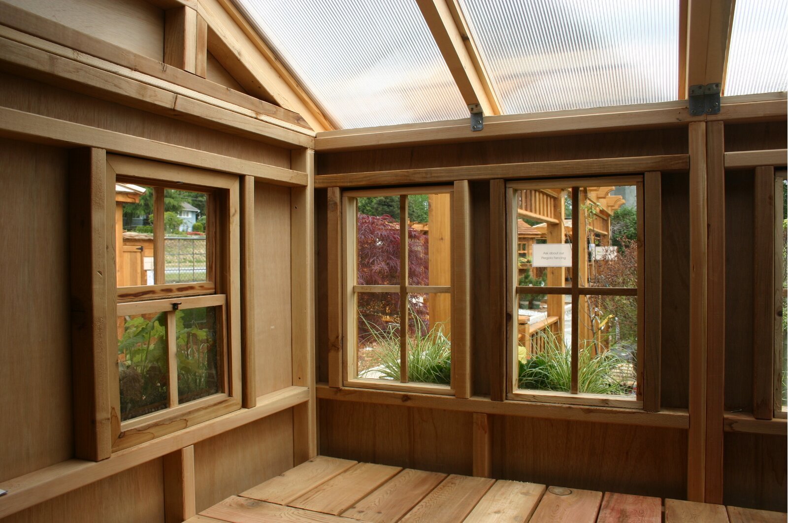 【Storage Shed】12x12 ft Cedar Wood Sunshed Garden Shed