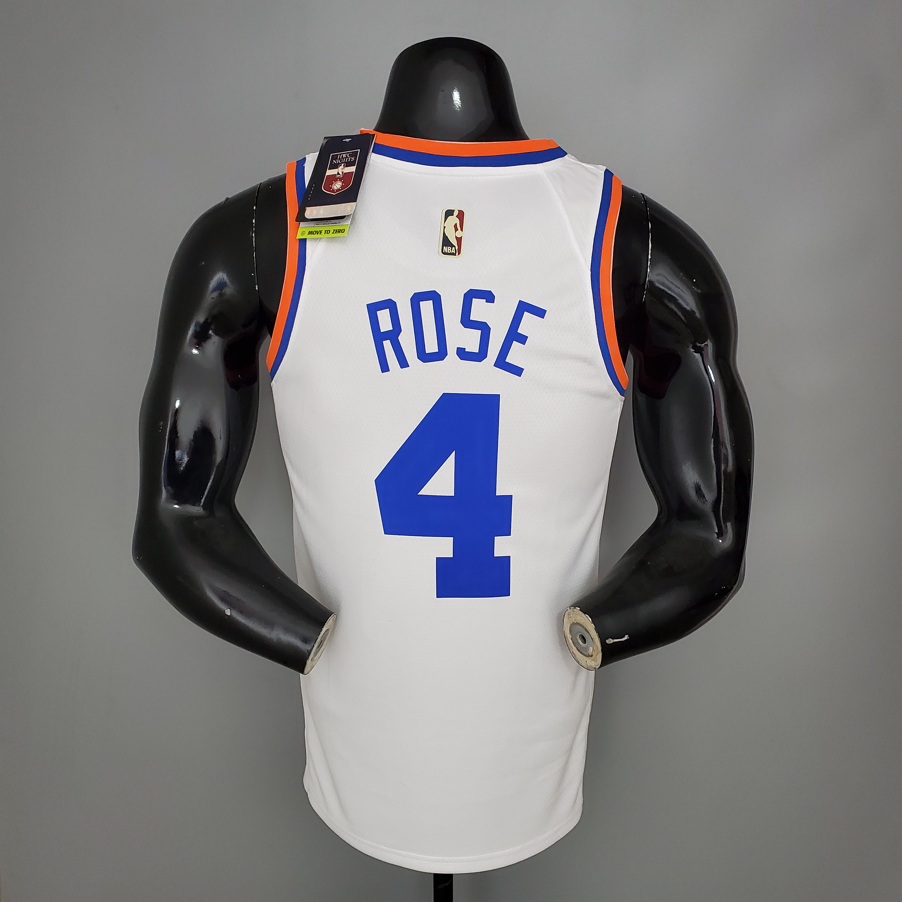 Derrick Rose New York Knicks 75th Anniversary Swingman Jersey White
