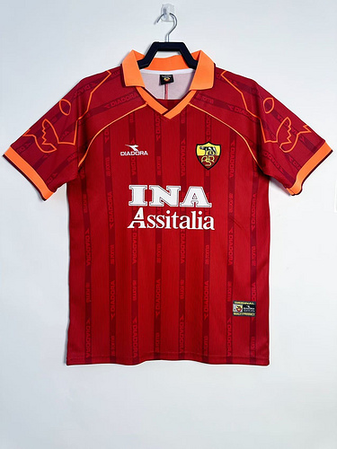 AS Roma Home Retro Jersey 1999/00