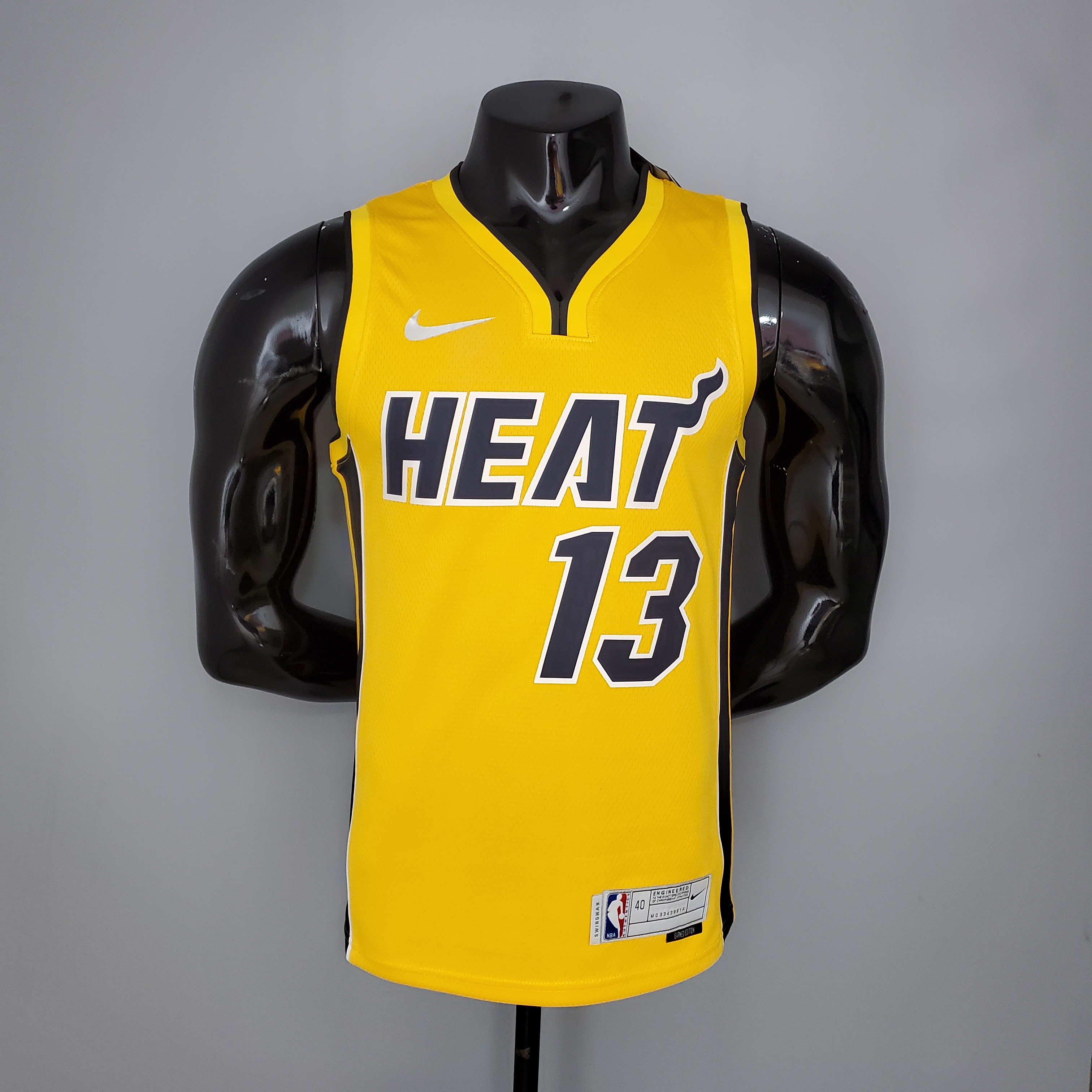 Bam Adebayo Miami Heat Bonus Edition Swingman Jersey Yellow