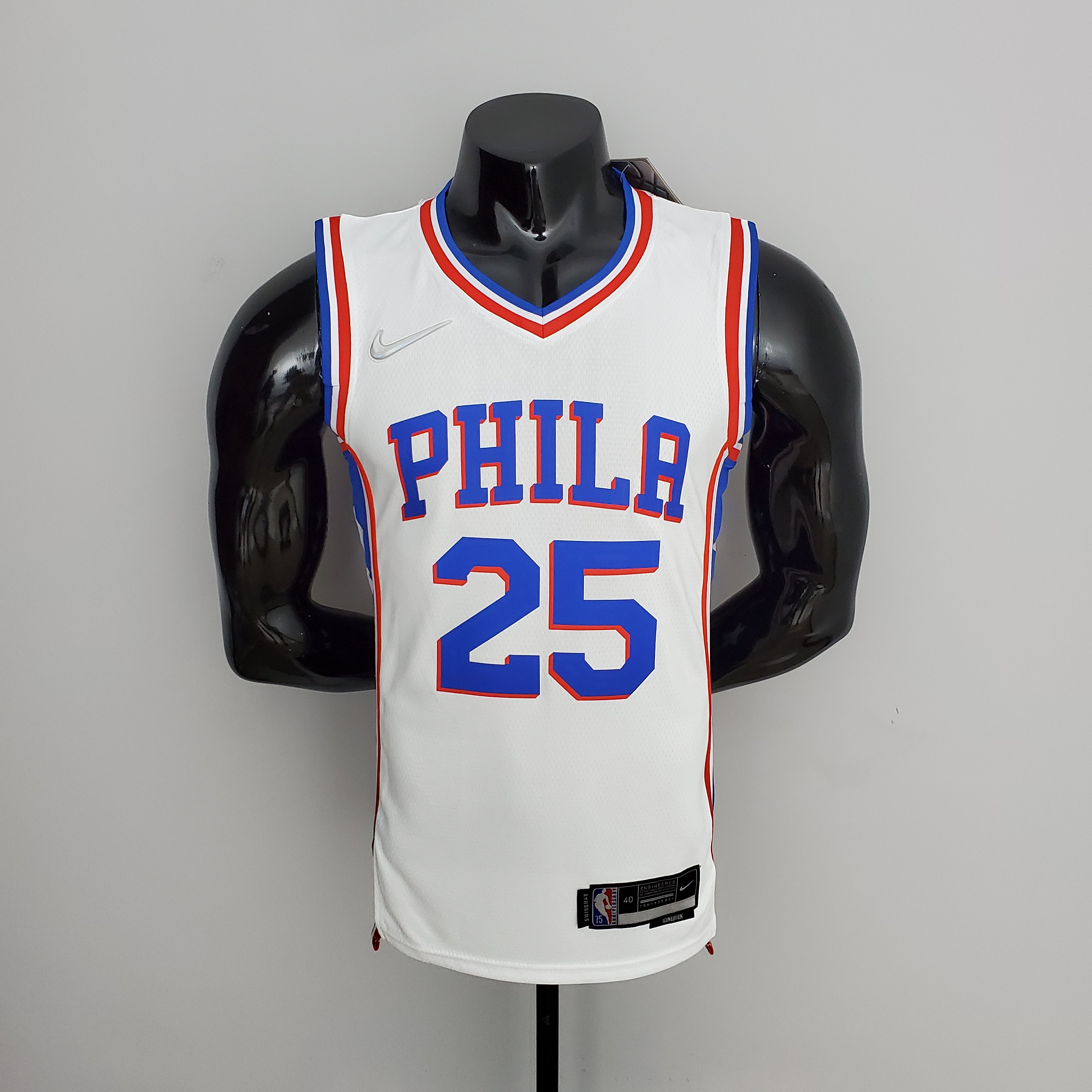 Ben Simmons Philadelphia 76ers 75th Anniversary Swingman Jersey White