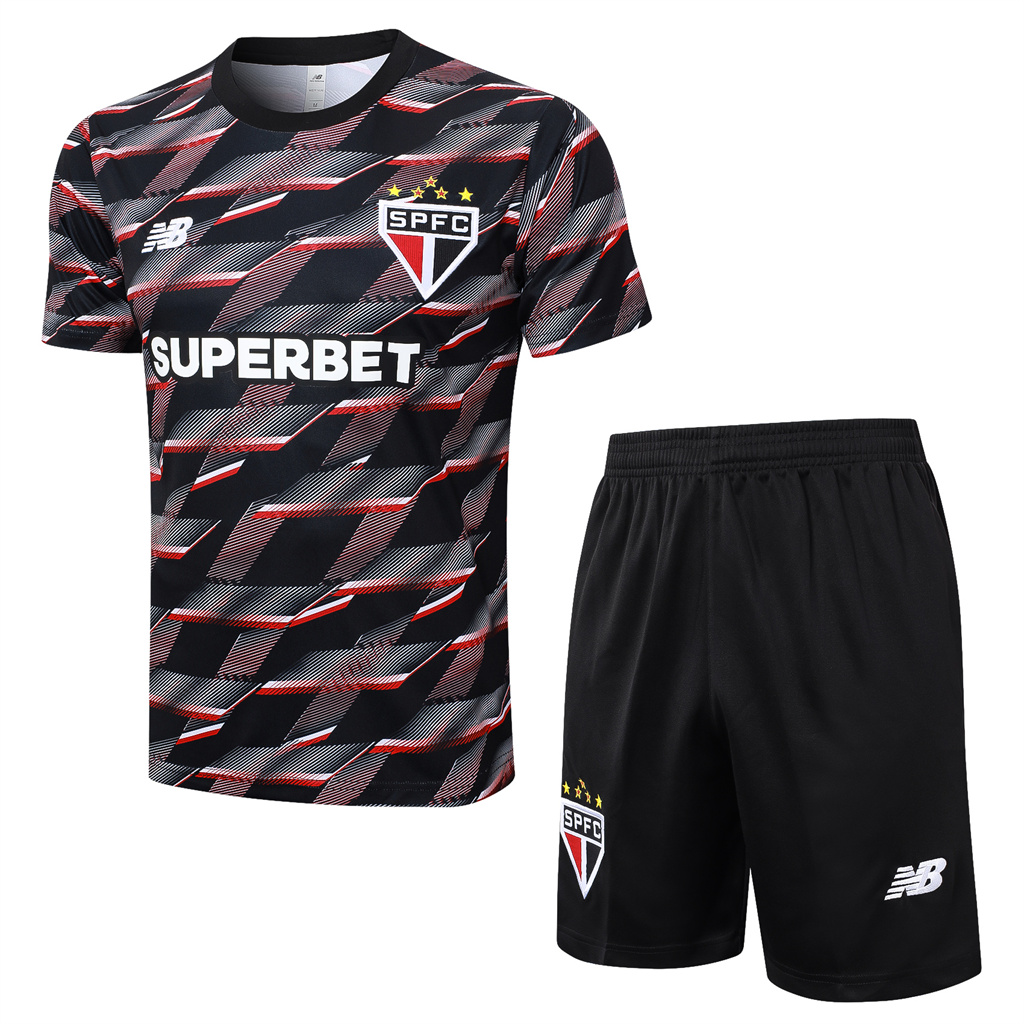 Sao paulo Training Short Sleeve Suit 24/25