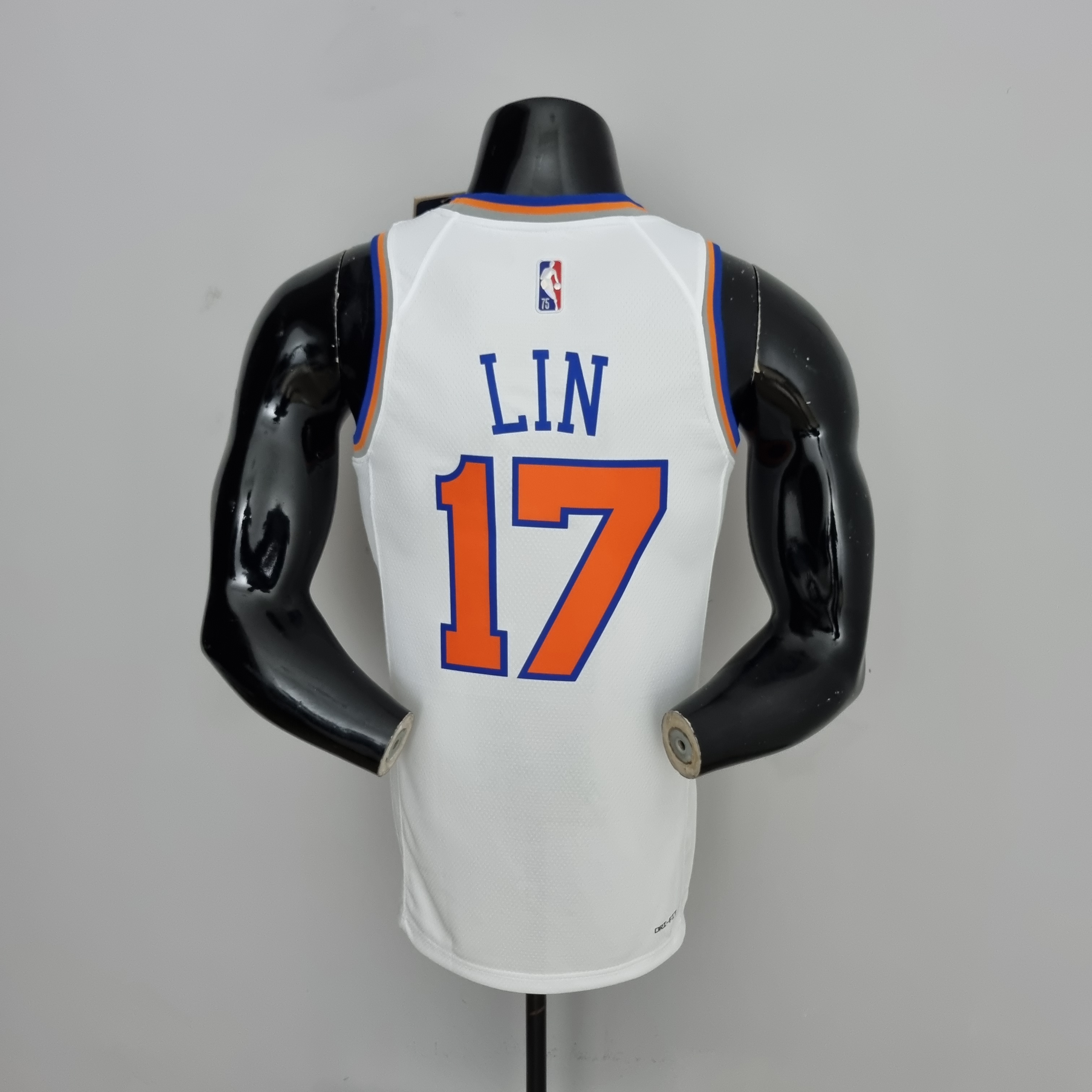 Jeremy Lin New York Knicks 75th Anniversary Swingman Jersey White