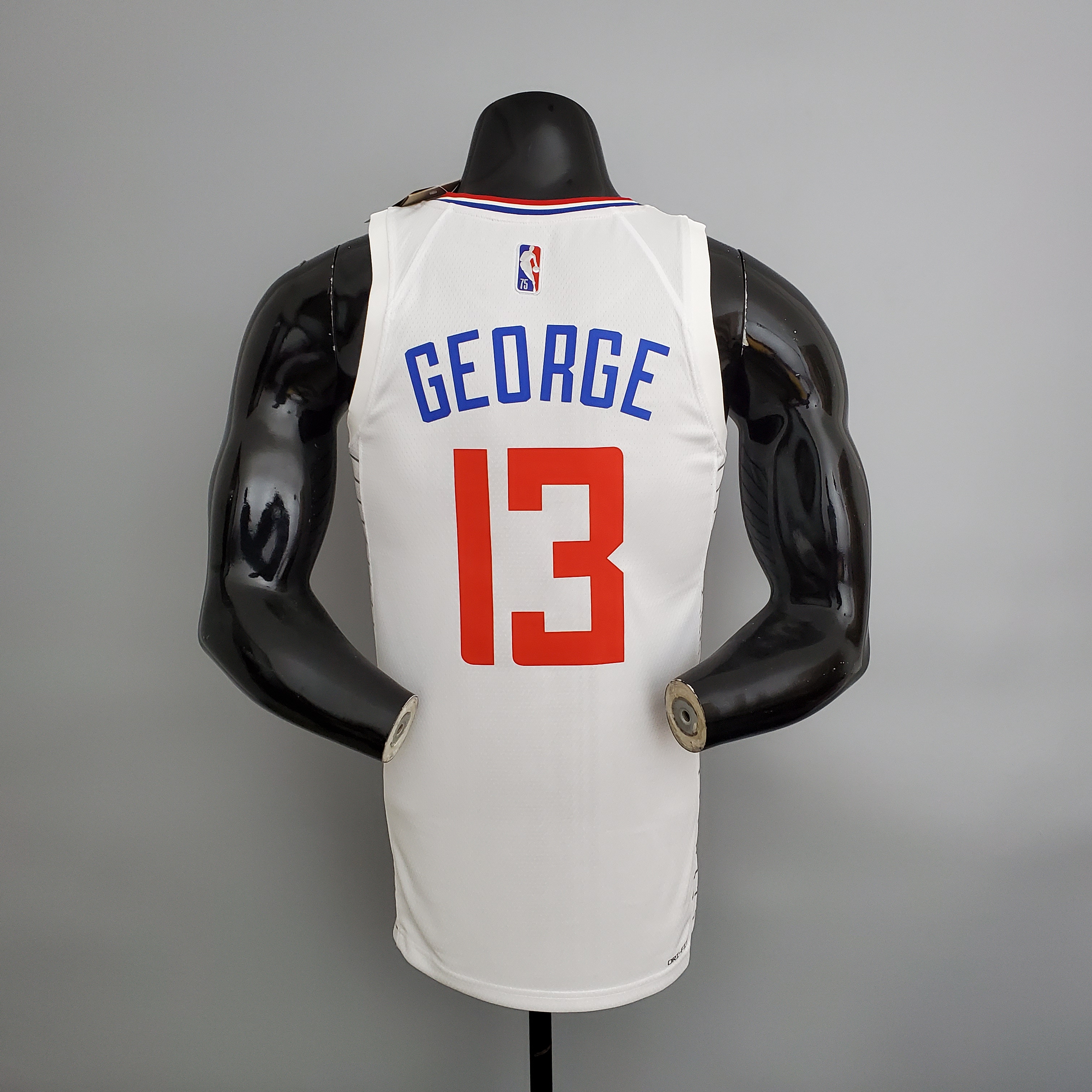 Paul George LA Clippers 75th Anniversary Swingman Jersey White