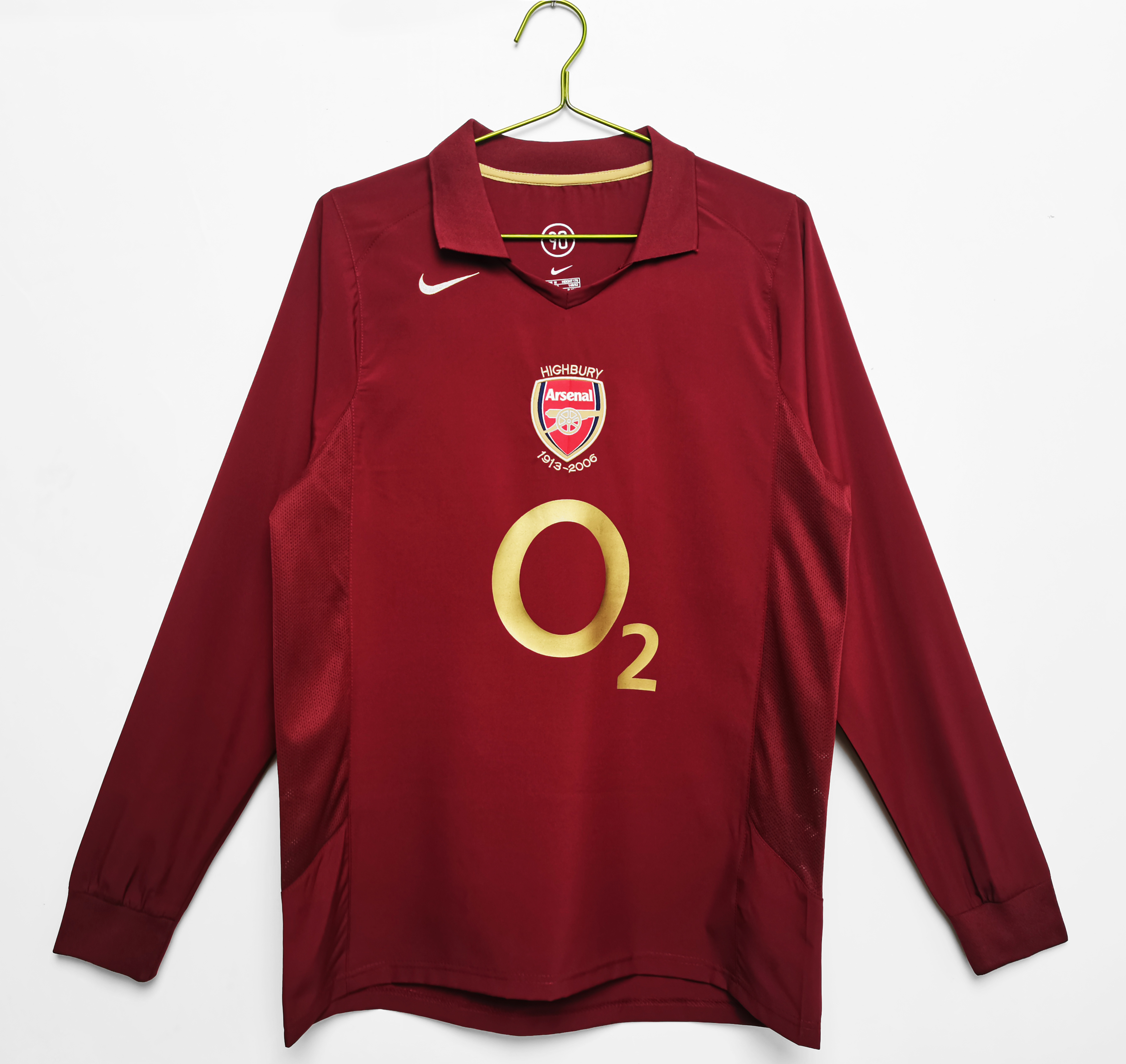 Arsenal Home Long Sleeve Retro Jersey 2005/06