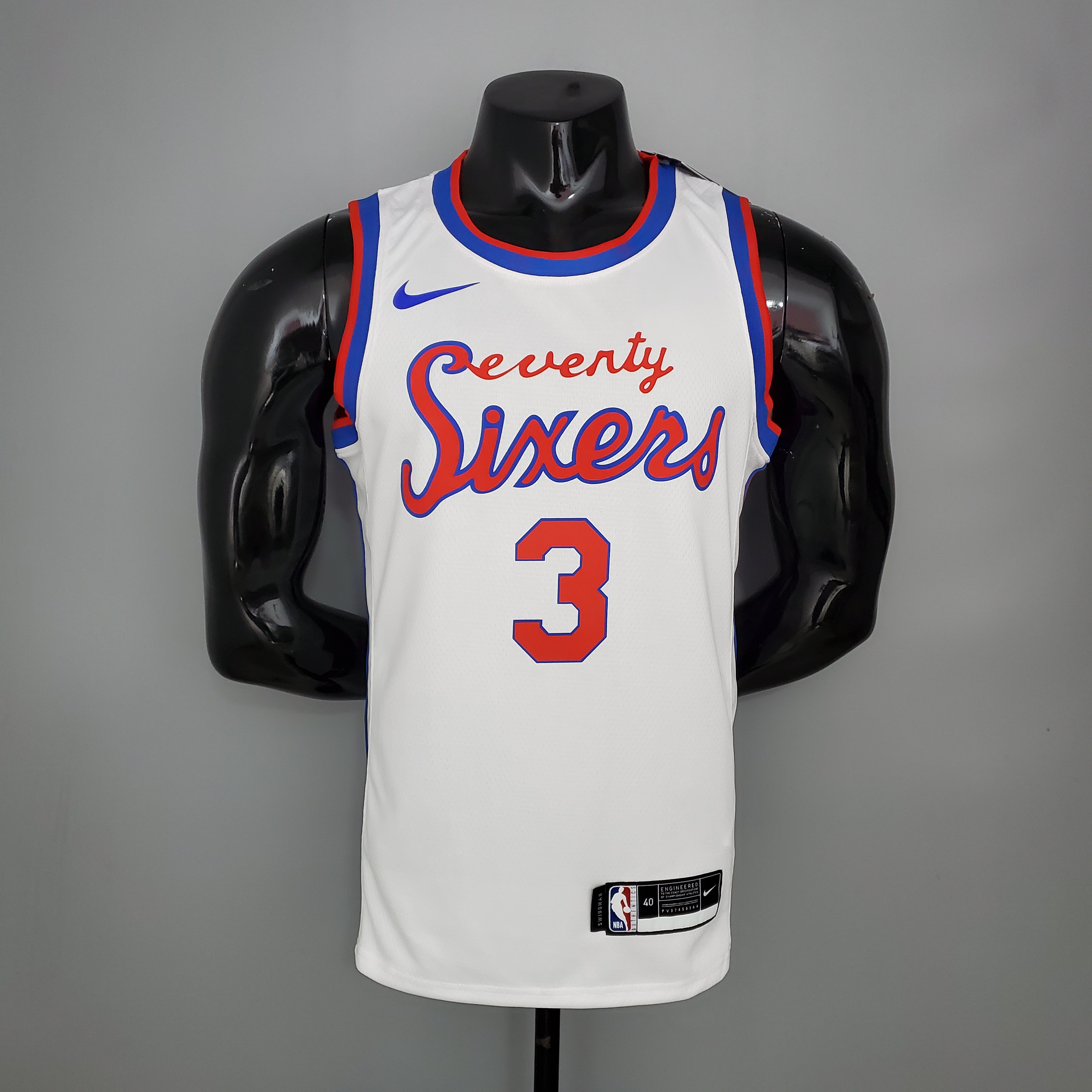 Allen Iverson Philadelphia 76ers 2020/21 Swingman Jersey White