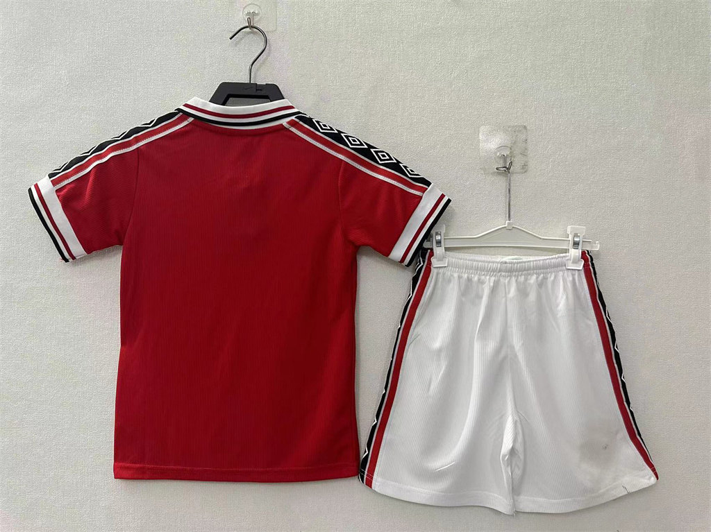 Manchester United Home Retro Kids Jersey 98/99