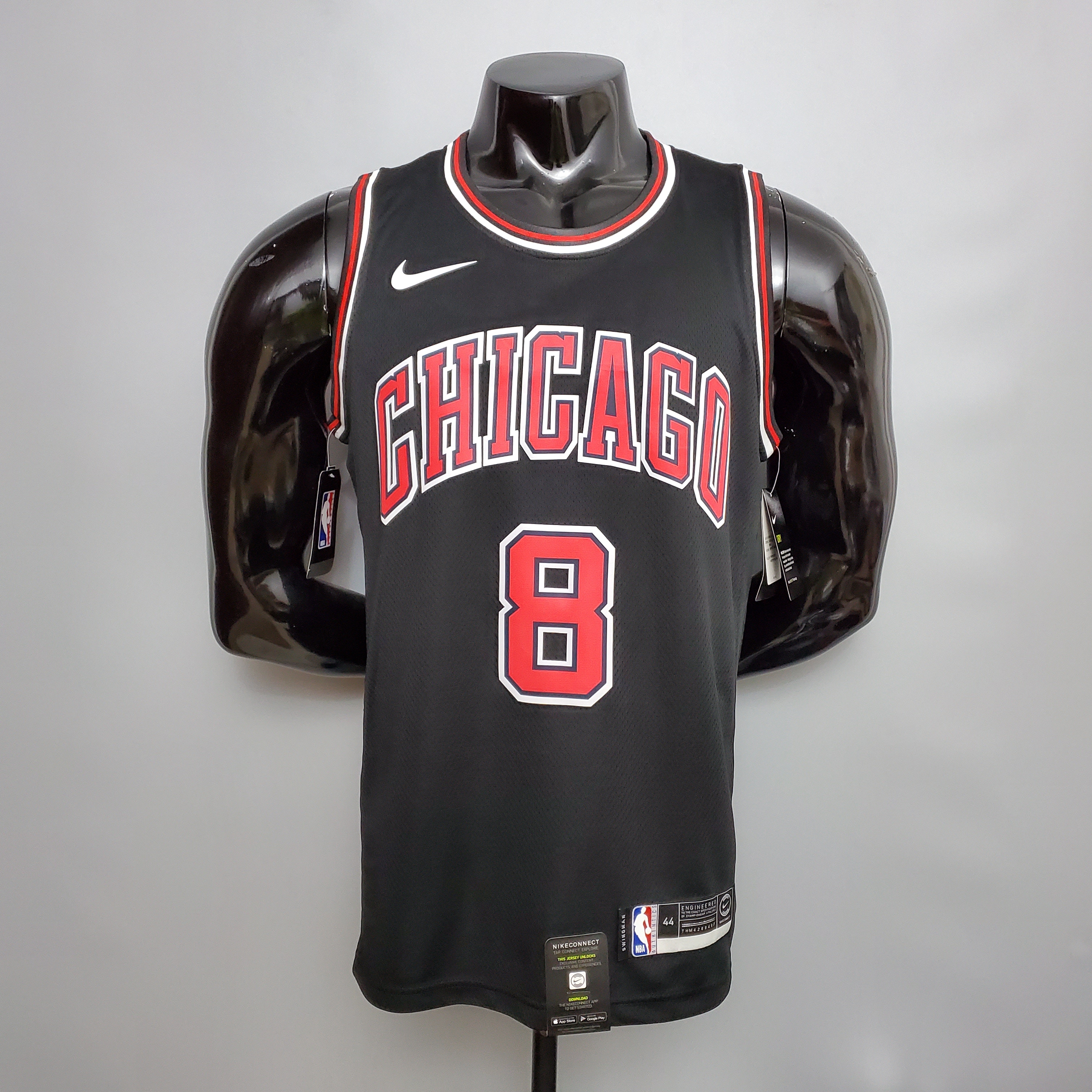 Zach LaVine Chicago Bulls Swingman Jersey Black