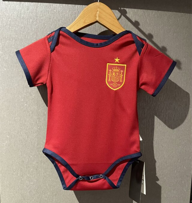 Spain Euro 2024 Home Baby Jersey