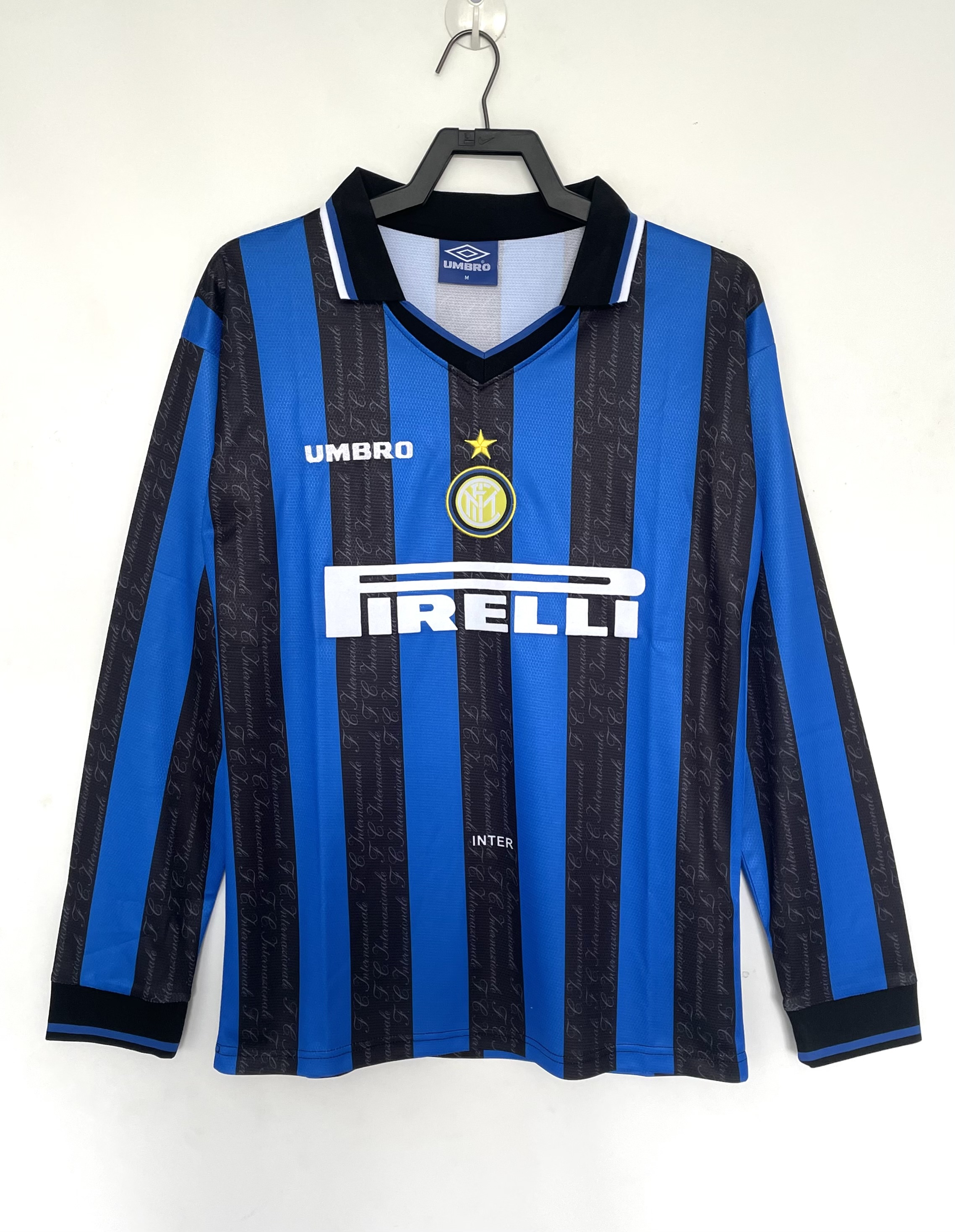 Inter Milan Home Long Sleeve Retro Jersey 1997/98