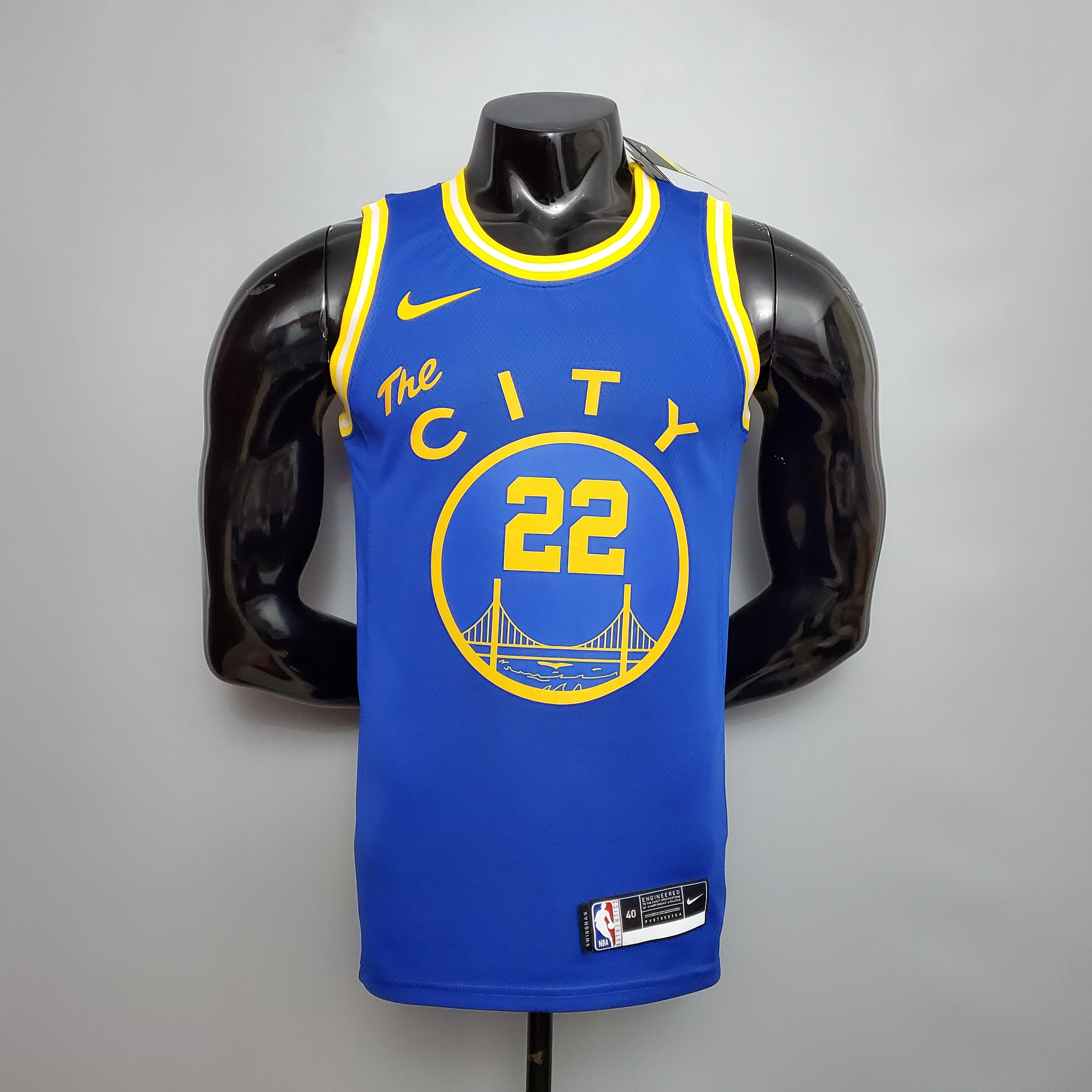 Andrew Wiggins Golden State Warriors Tram Version Swingman Jersey Blue