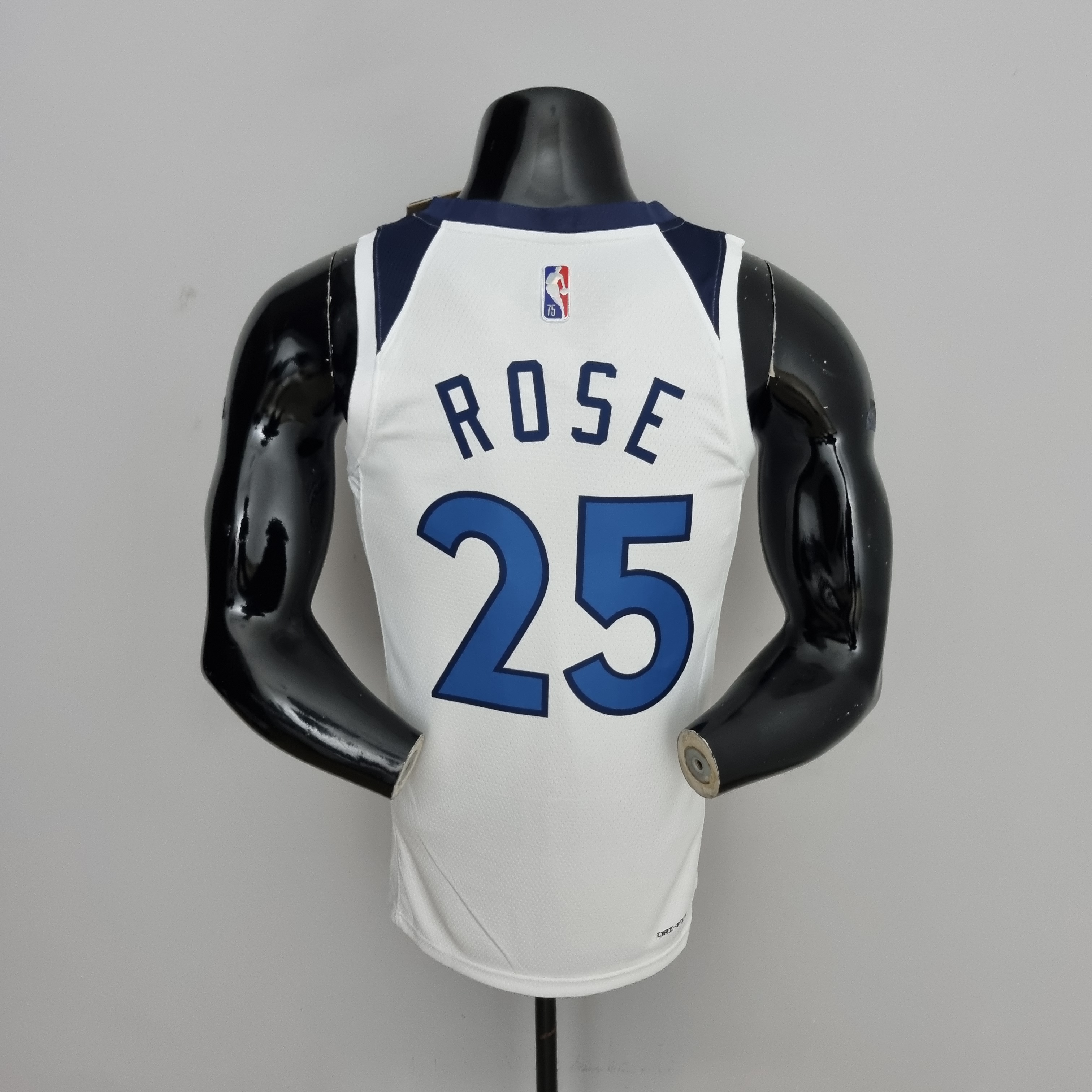 Derrick Rose Minnesota Timberwolves 75th Anniversary 2022 Swingman Jersey White