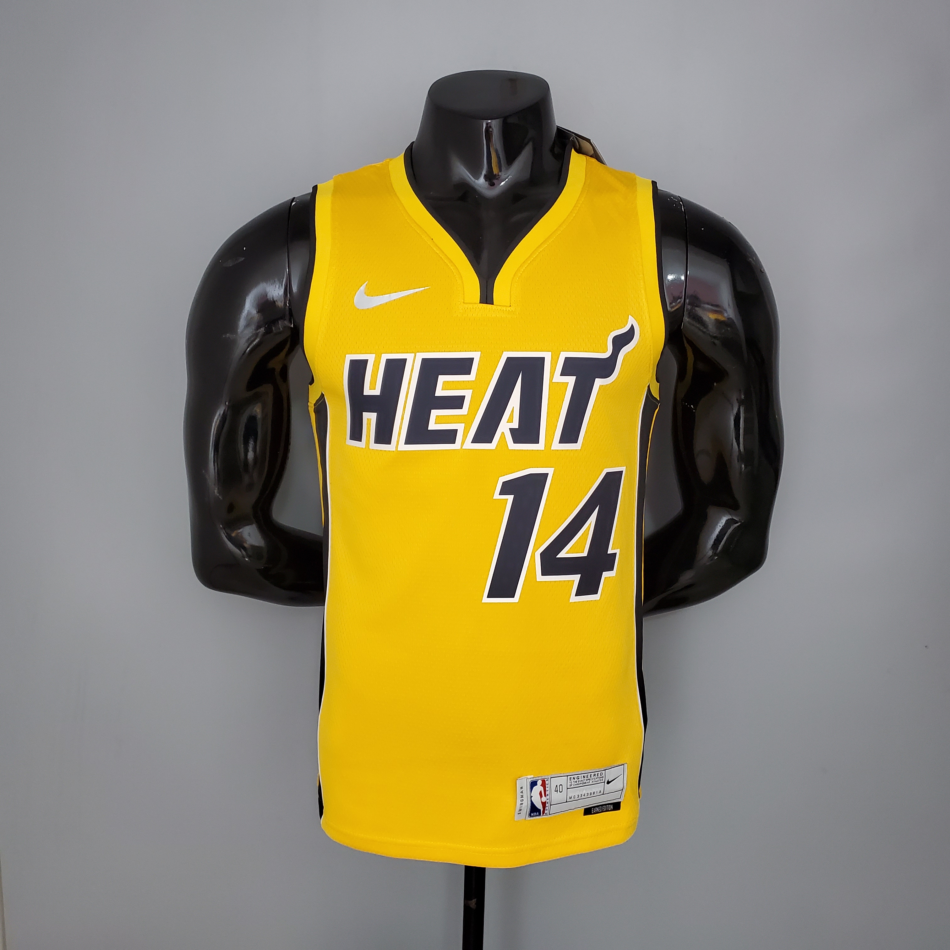 Tyler Herro Miami Heat Bonus Edition Swingman Jersey Yellow